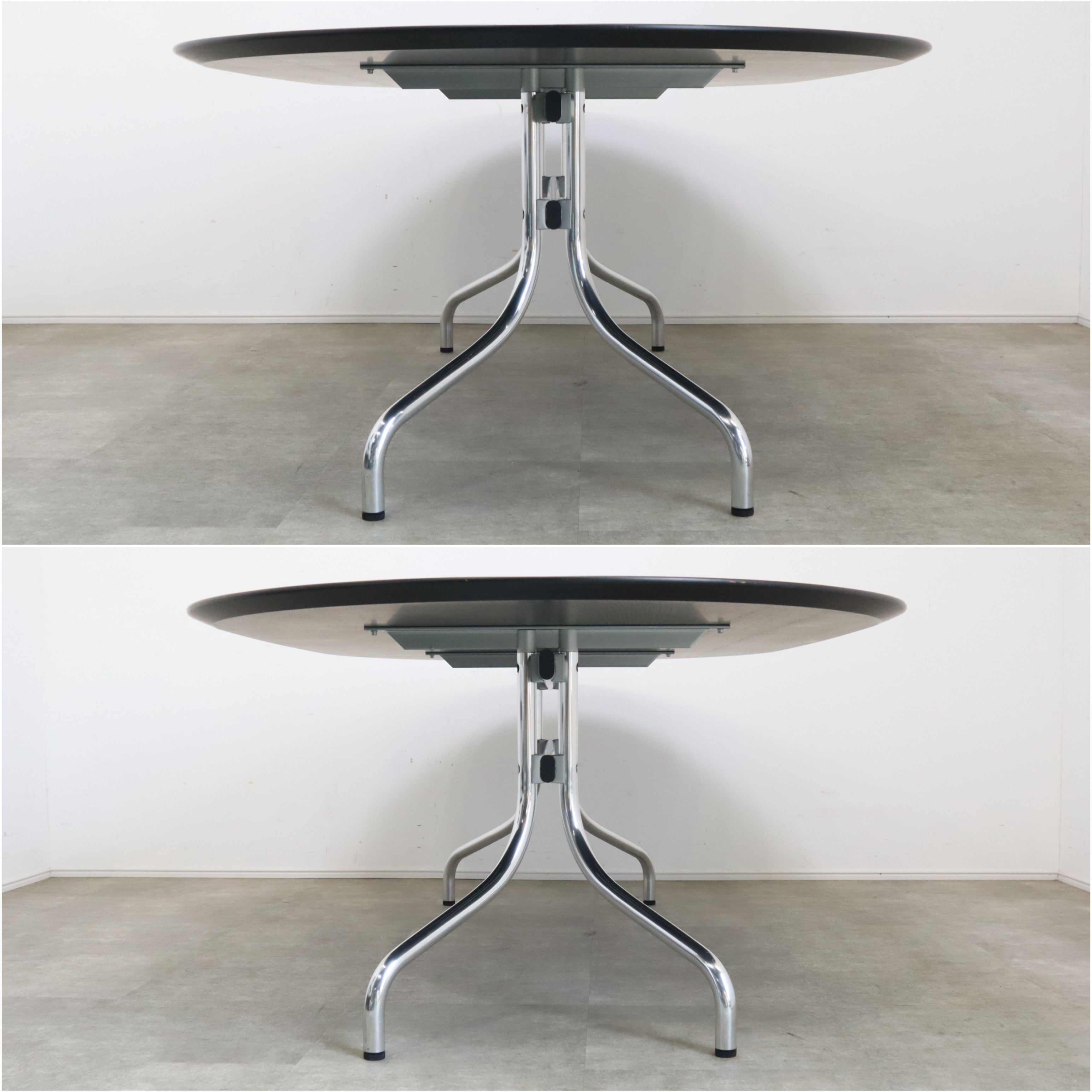 Cassina デ・パドヴァ VIDUN ラウンドテーブル　M2930 Glass dining table Vidun | De Padova