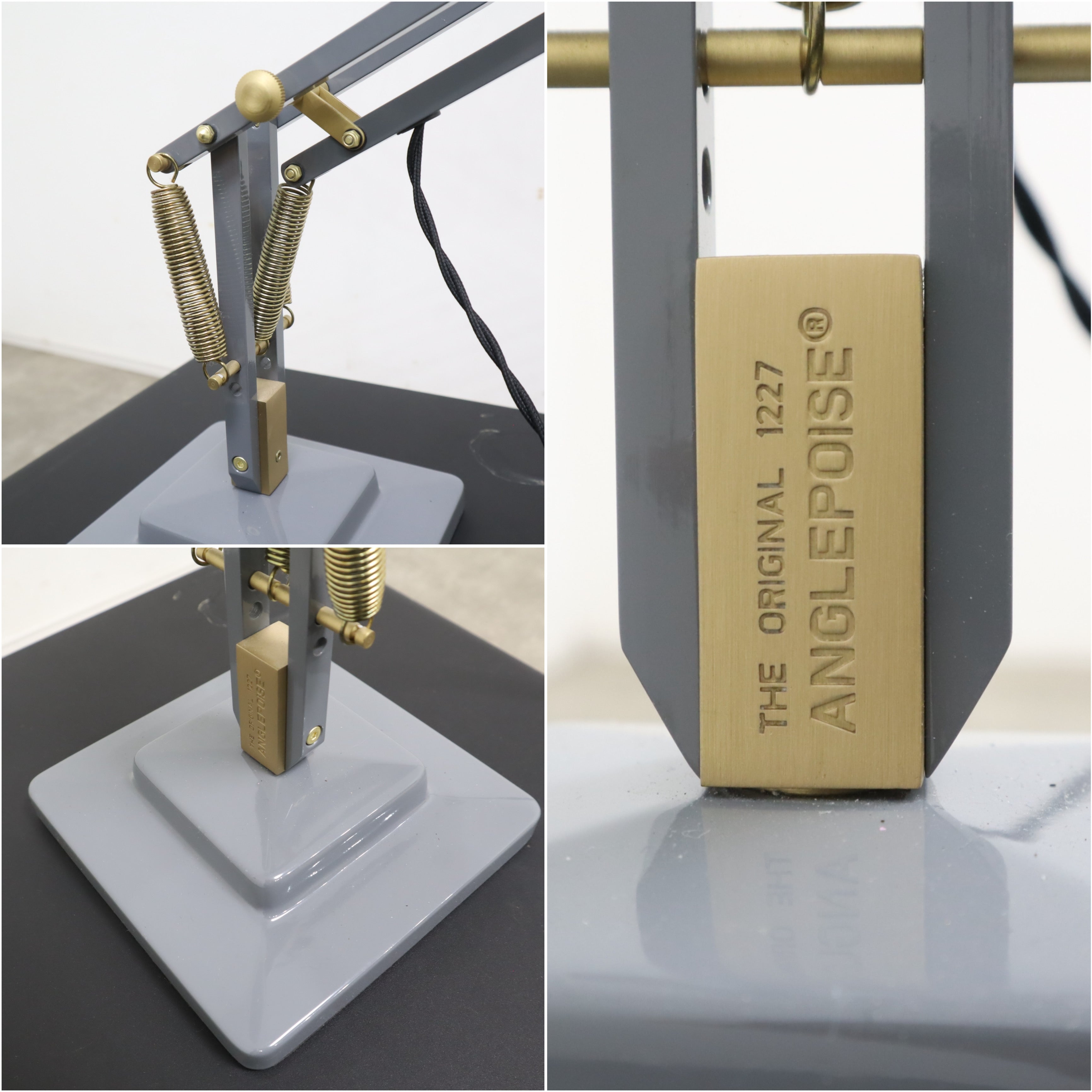 ANGLEPOISE アングルポイズ オリジナル1227 ブラス エレファントグレー