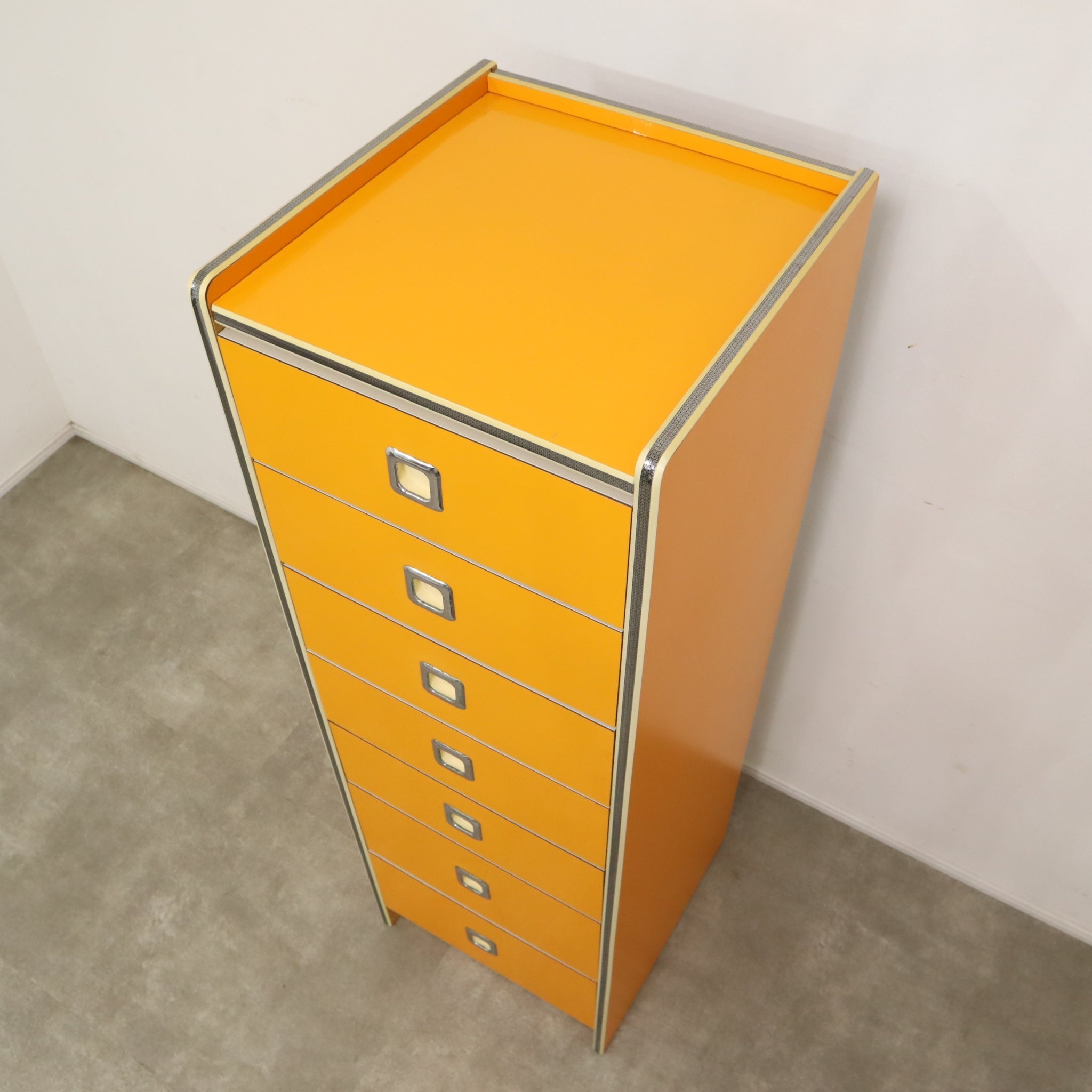 レトロポップチェスト・タンス オレンジ – バナルオンラインショップ