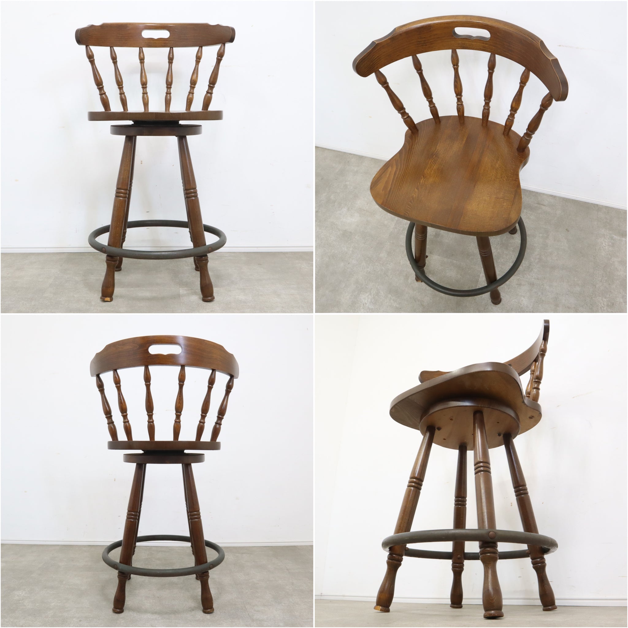 状態良好【柏木工】ウィンザー クラウンチェア オーク材 ('96年製) No