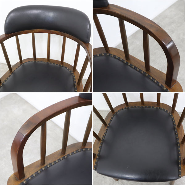 ACME furniture oaks armchair ダイニングチェア（ブラック） No.2