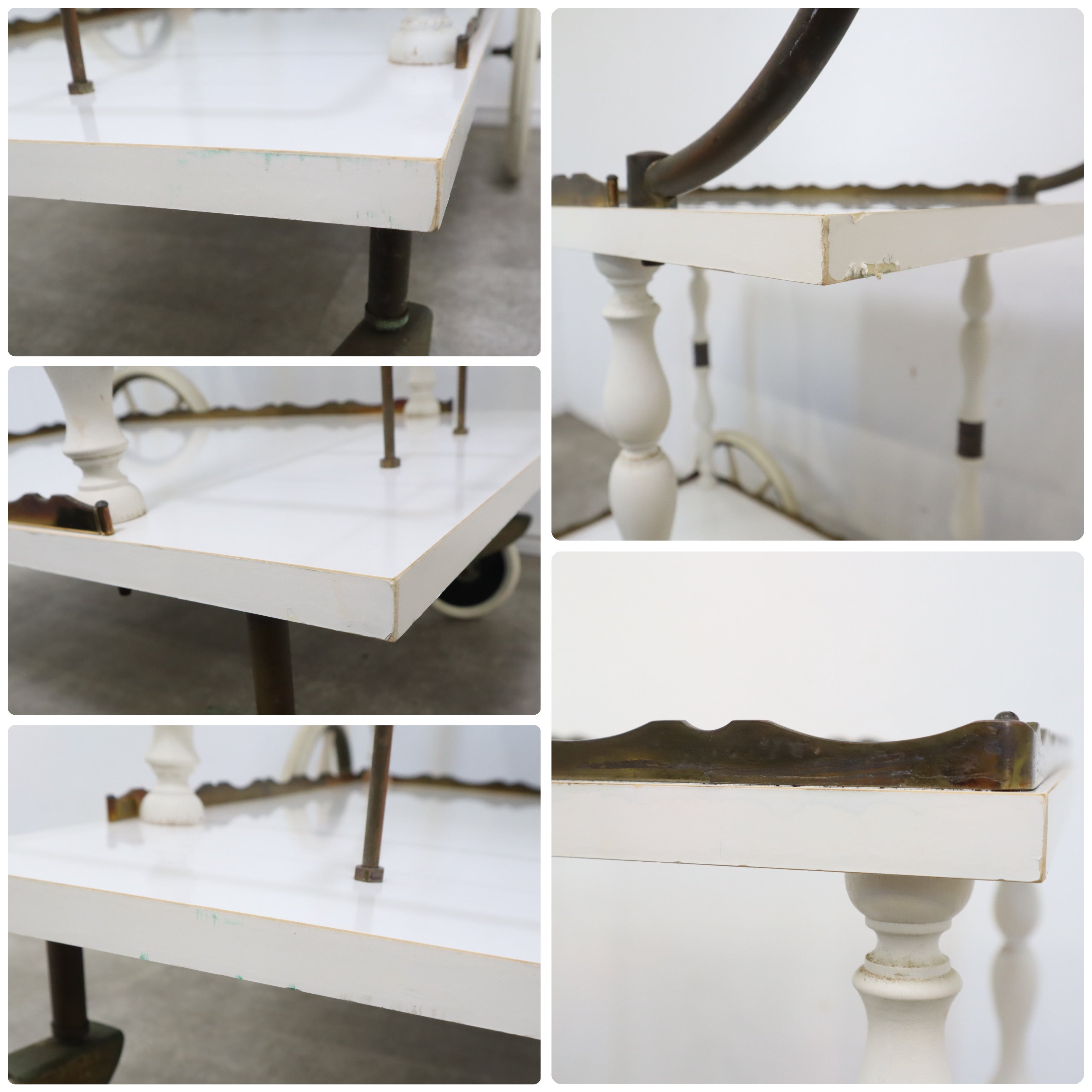 シャビーなアンティーク調キッチンワゴン – バナルオンラインショップ