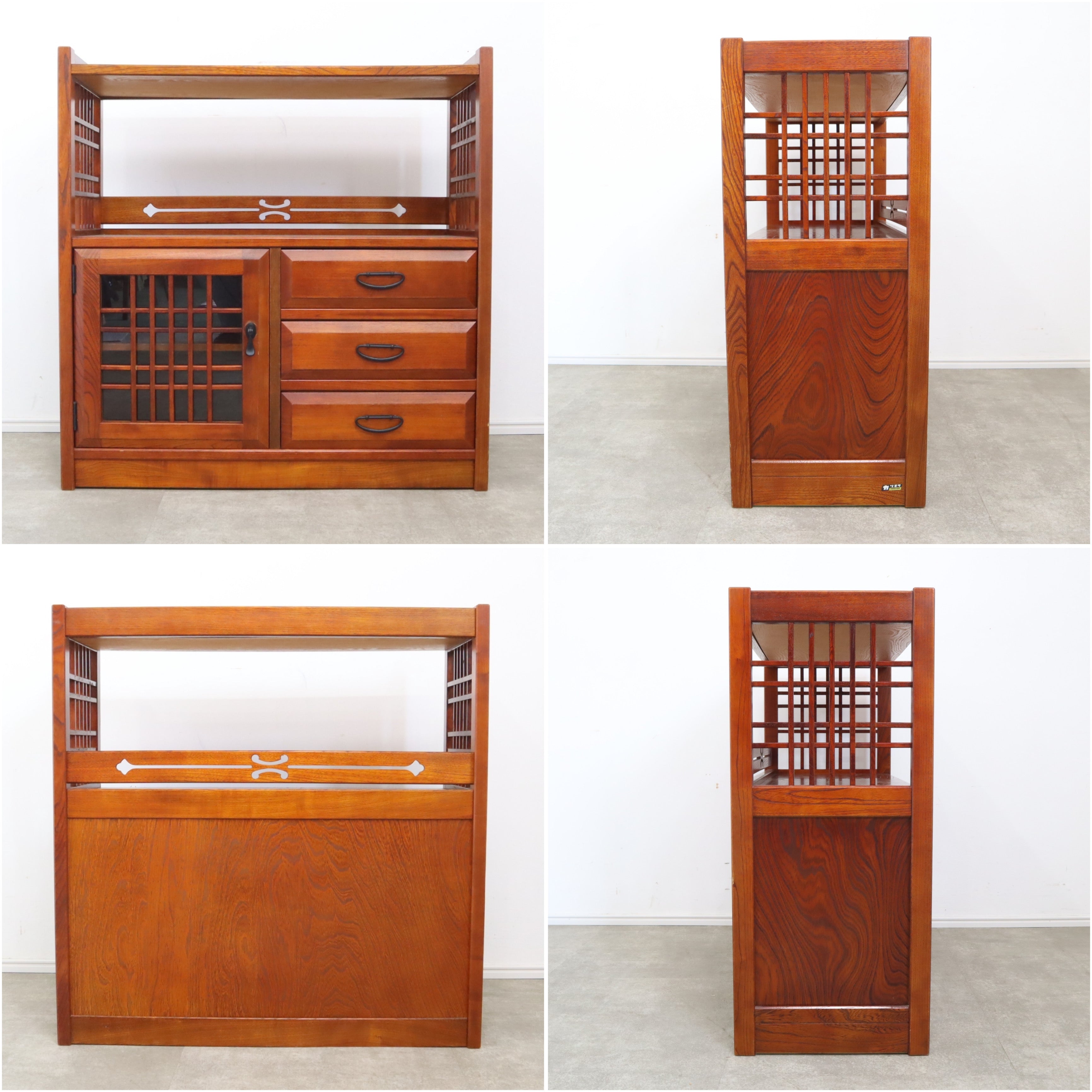 オールドカリモク　茶箪笥　飾り棚　和風家具レトロ オールドカリモク 飾り棚・茶箪笥 – バナルオンラインショップ（BANUL