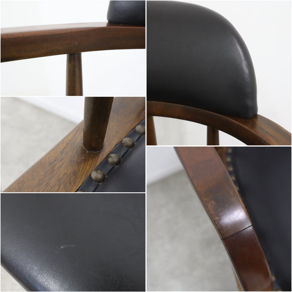 ACME furniture oaks armchair ダイニングチェア（ブラック） No.2