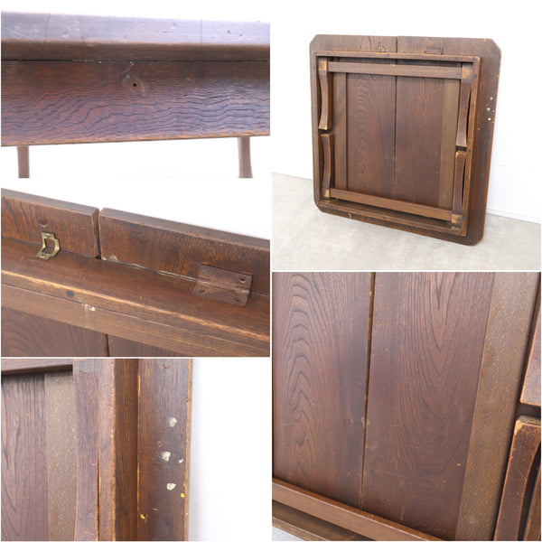 古い折りたたみ式のちゃぶ台