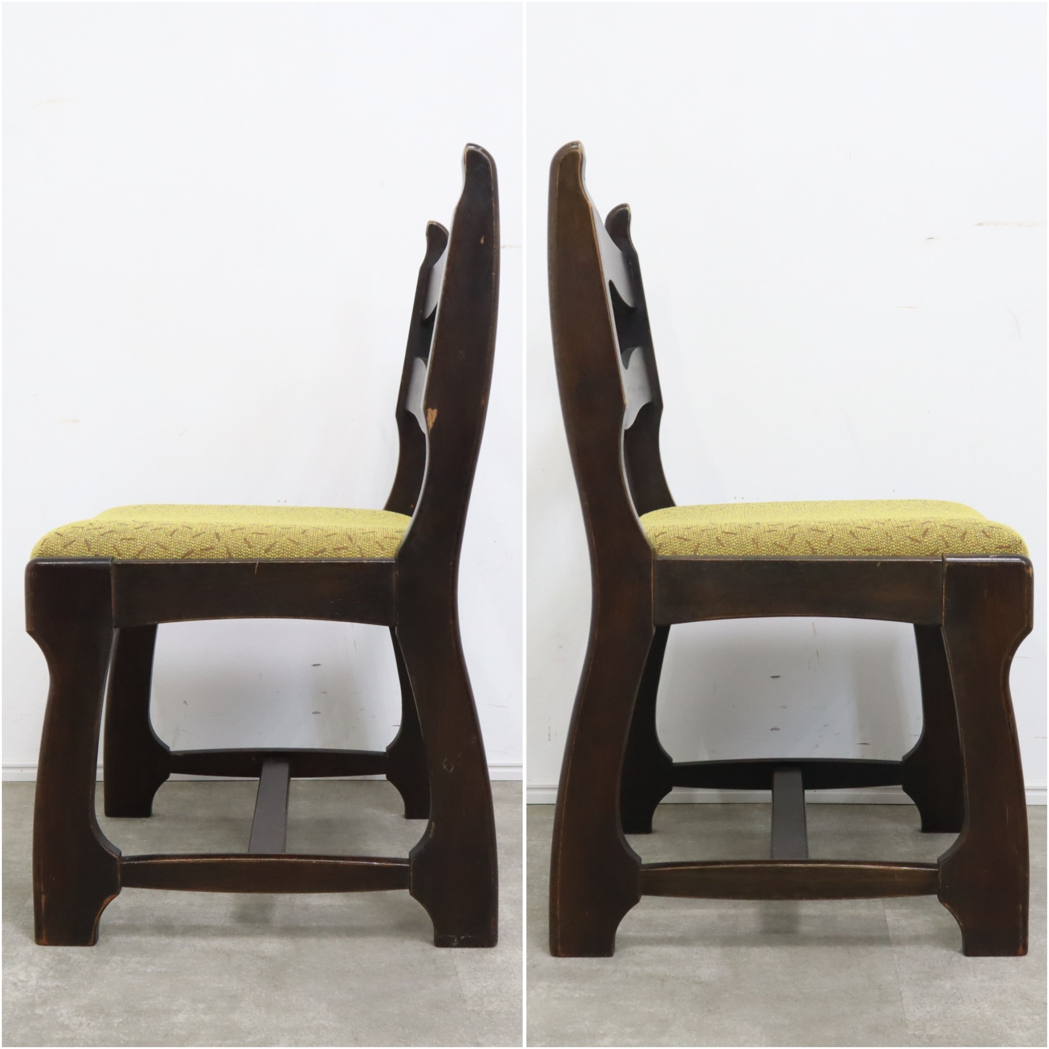 オールドカリモク カリモク ダイニング チェア 当時物 オールドカリモク ダイニングチェア 座面張替済 No.4 – バナル