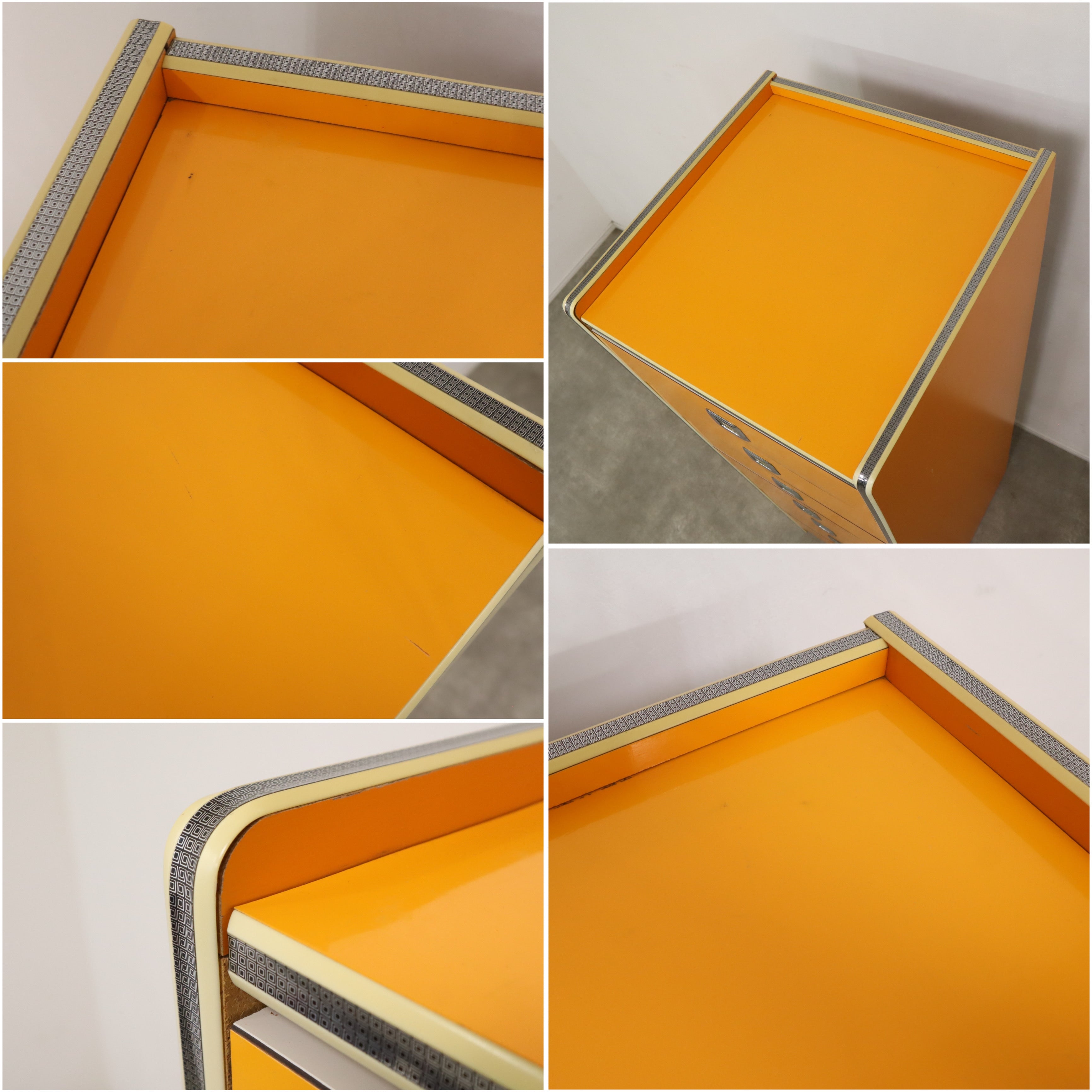 レトロポップチェスト・タンス オレンジ – バナルオンライン