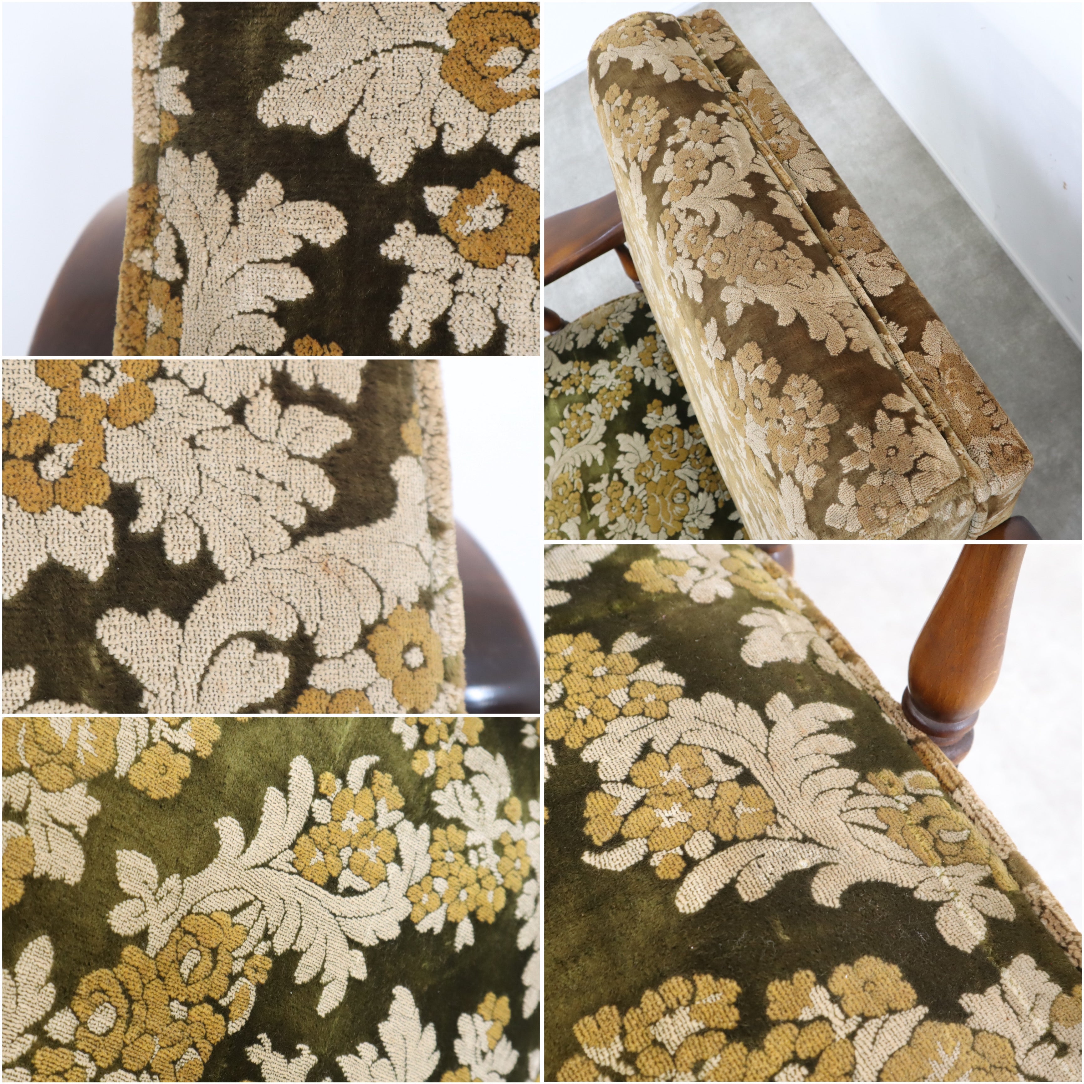 オールドカリモクの1人掛けソファ No.1 – バナルオンラインショップ