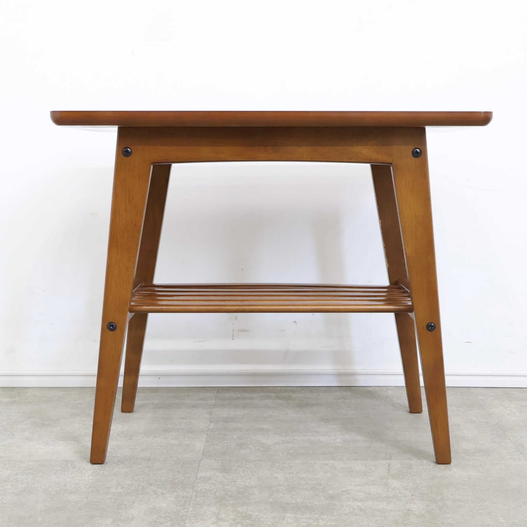 JY 美品 カリモク60 サイドテーブル T36200RW ウォールナット