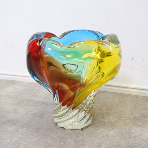 カラフルなうずまきの花瓶・フラワーベース