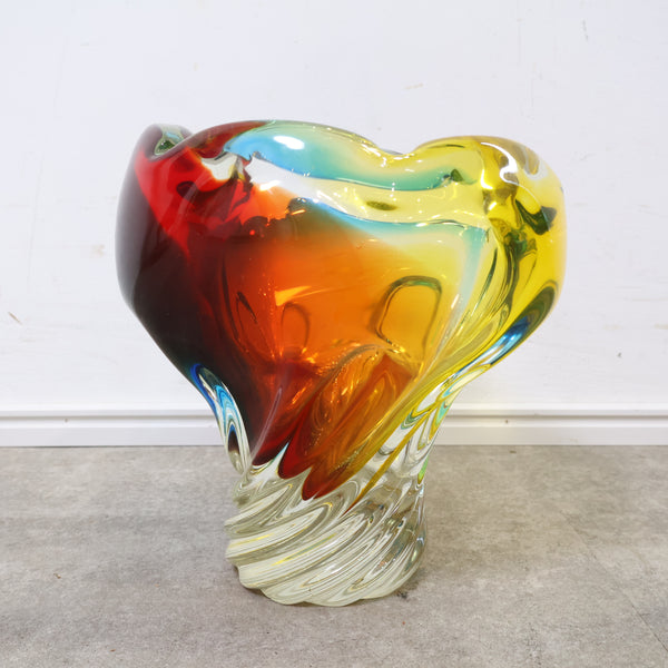 カラフルなうずまきの花瓶・フラワーベース