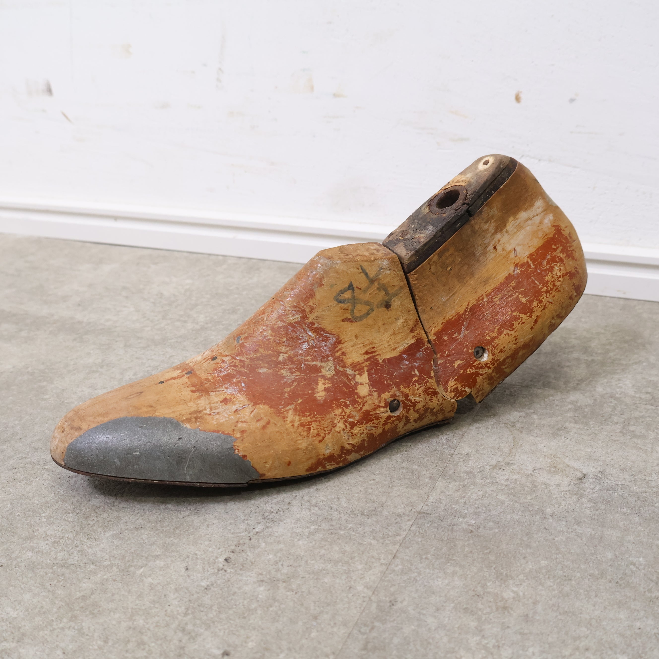 古道具 ヴィンテージ 靴 足袋 木型 左側大中小 古道具 ヴィンテージ 靴