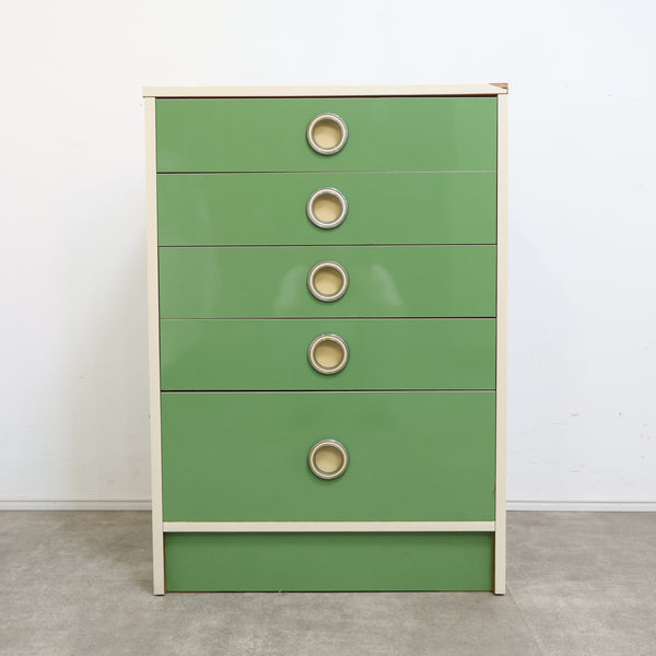 ミントグリーンのチェスト