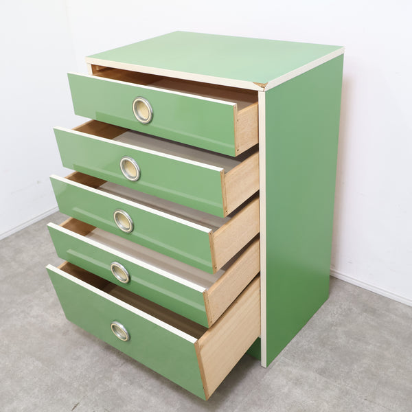 ミントグリーンのチェスト