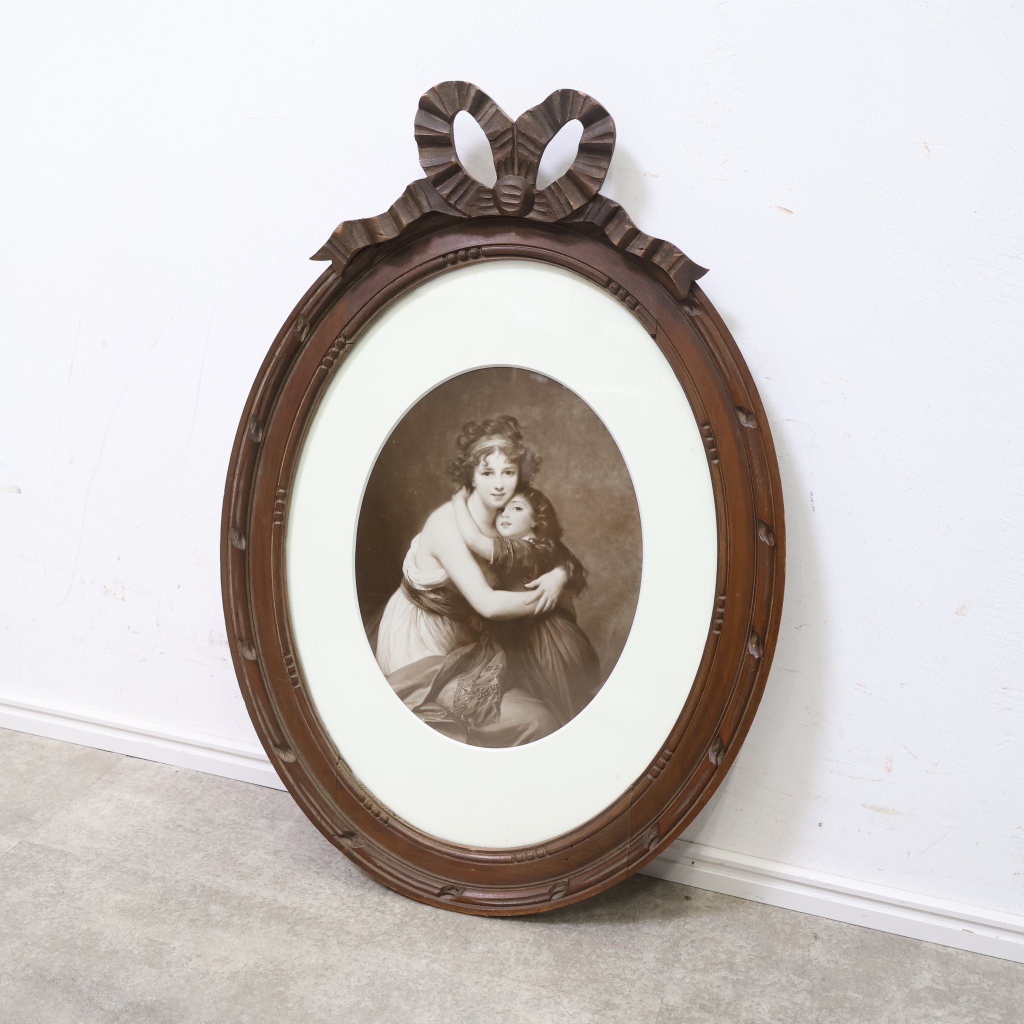 リボンモチーフのアンティークフレーム No.1