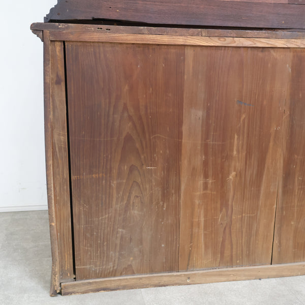 アンティークのミラーバックサイドボード