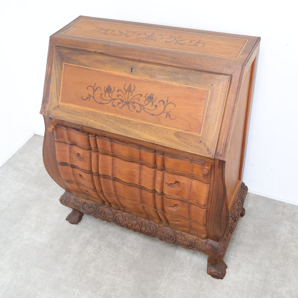 バロック様式のアンティークライティングビューロー