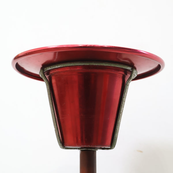 赤いスリムなスモークスタンド・灰皿