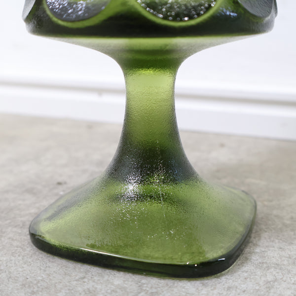 ノリタケ製 グリーンのゴブレットグラス