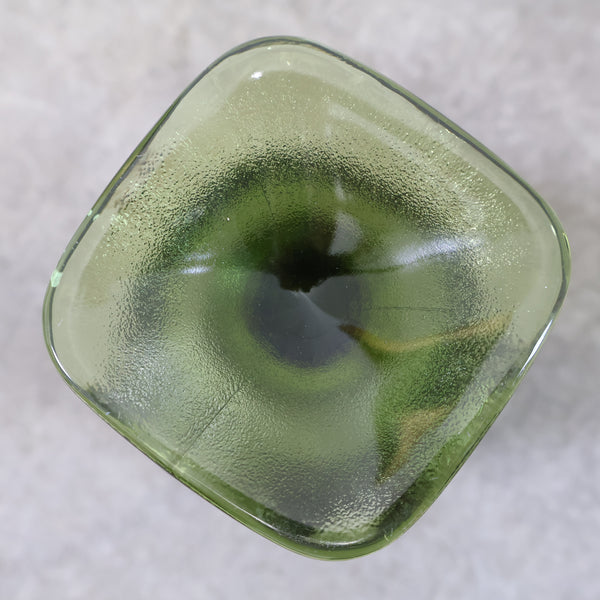 ノリタケ製 グリーンのゴブレットグラス