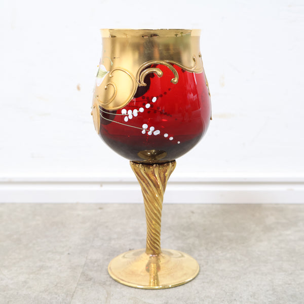 ベネチアングラスのワイングラス・ゴブレット No.1