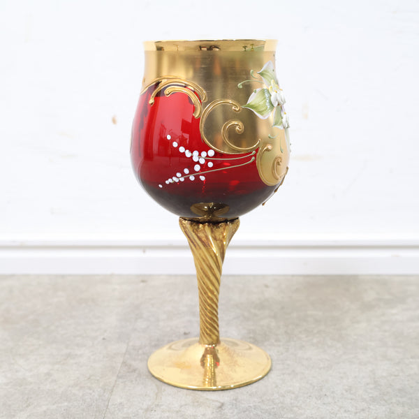 ベネチアングラスのワイングラス・ゴブレット No.1