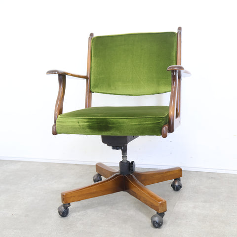 オールドカリモクのデスクアームチェア