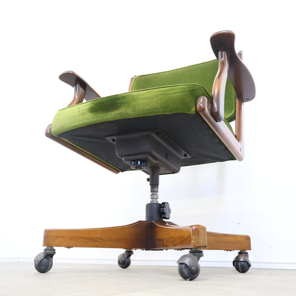 オールドカリモクのデスクアームチェア