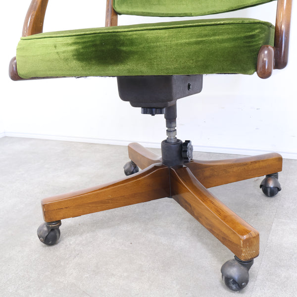 オールドカリモクのデスクアームチェア