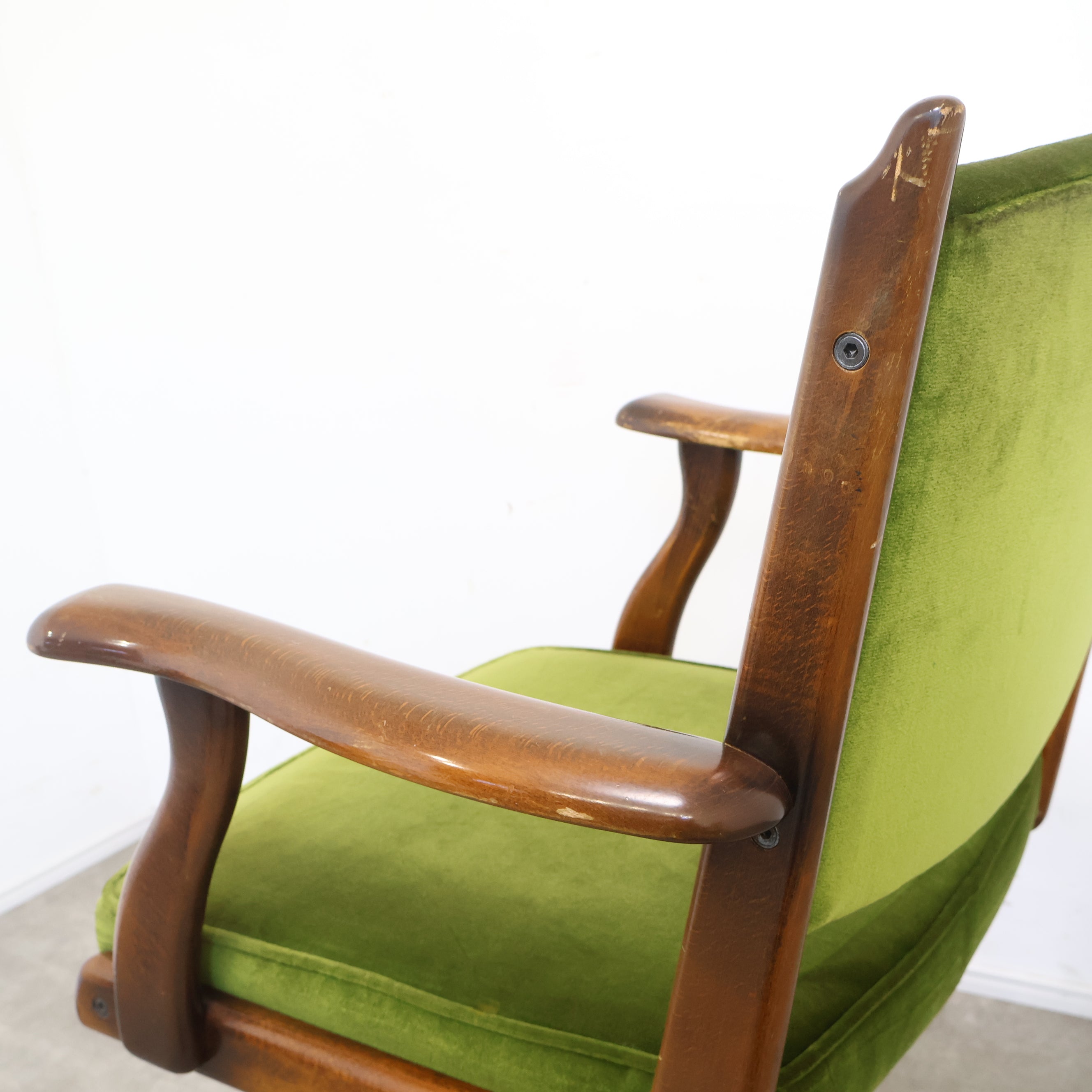 オールドカリモクのデスクアームチェア – バナルオンラインショップ