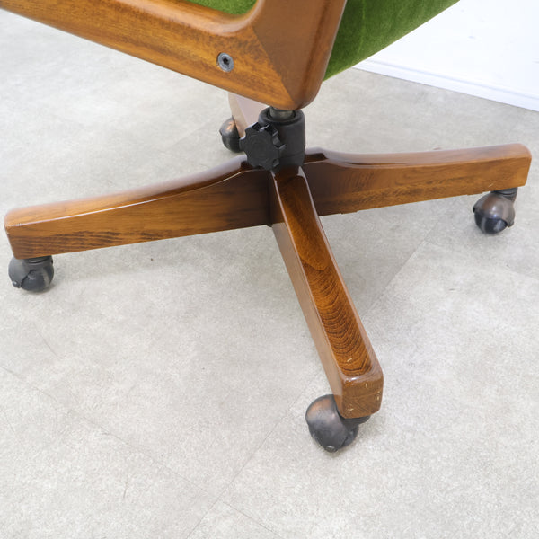 オールドカリモクのデスクアームチェア