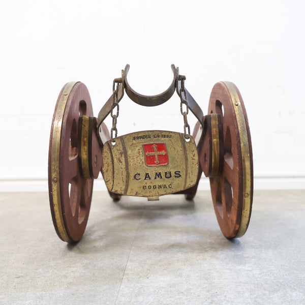 木製大砲型ボトルホルダー