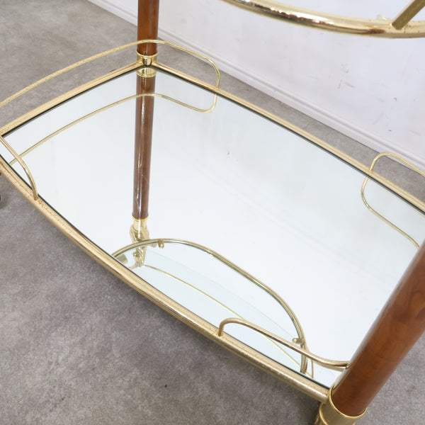 スワンモチーフのワゴン