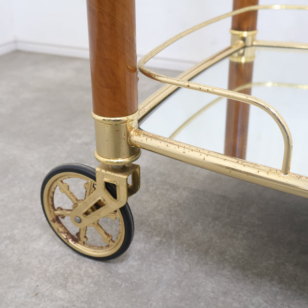 スワンモチーフのワゴン