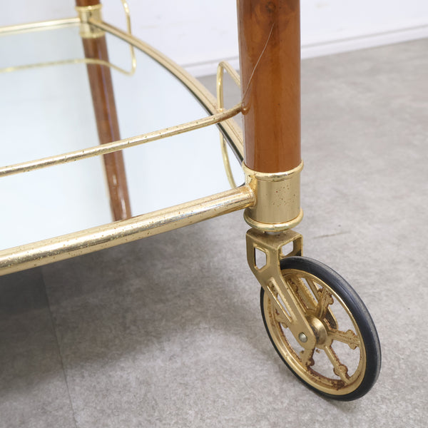 スワンモチーフのワゴン