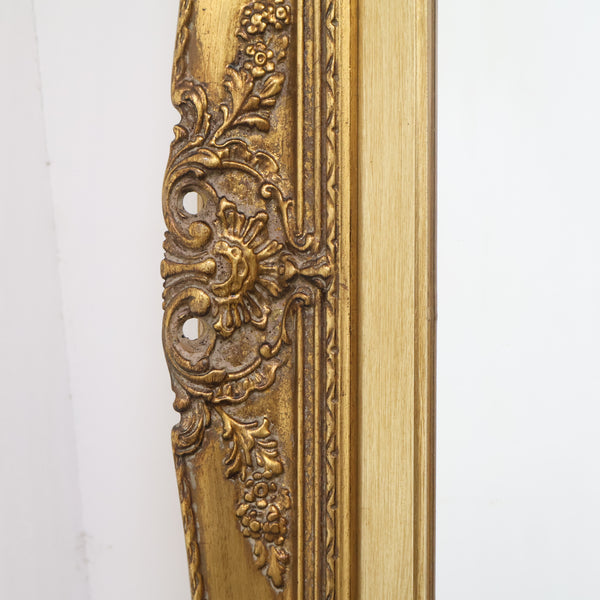 特大 約145×85cm ゴールドフレームのミラー