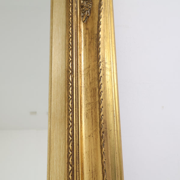 特大 約145×85cm ゴールドフレームのミラー