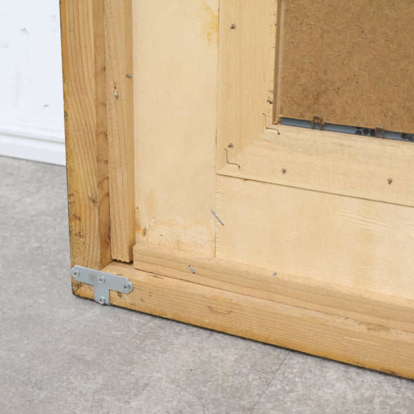 特大 約145×85cm ゴールドフレームのミラー