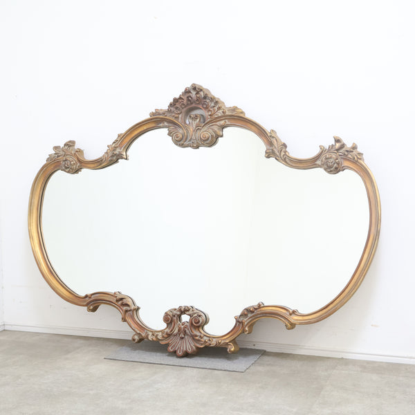 特大 約130×95cm ロココ調のウォールミラー