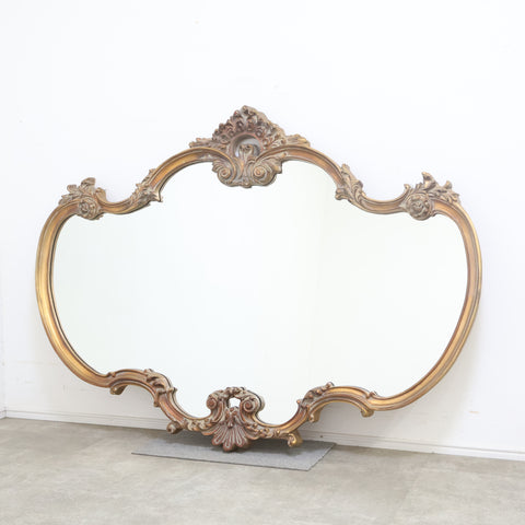 特大 約130×95cm ロココ調のウォールミラー