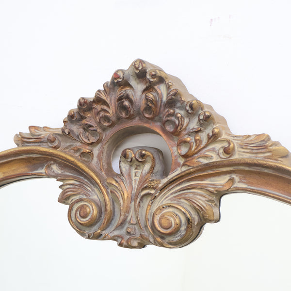 特大 約130×95cm ロココ調のウォールミラー