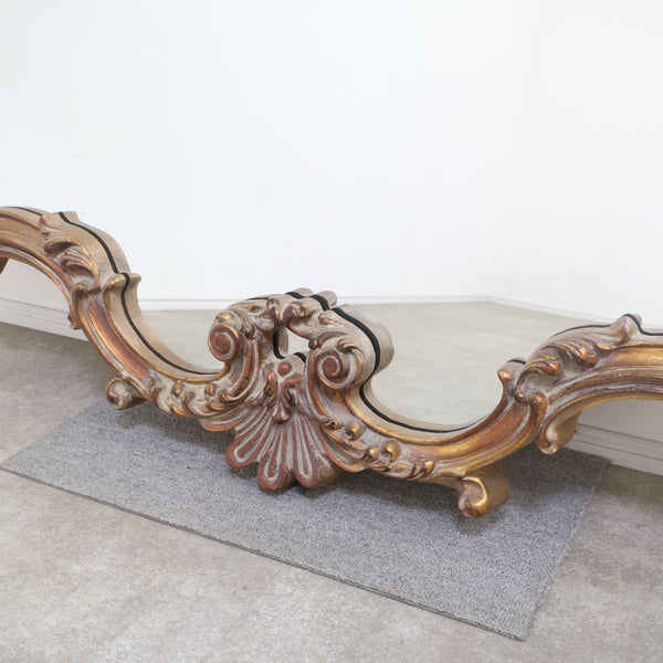 特大 約130×95cm ロココ調のウォールミラー