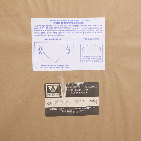 特大 約130×95cm ロココ調のウォールミラー