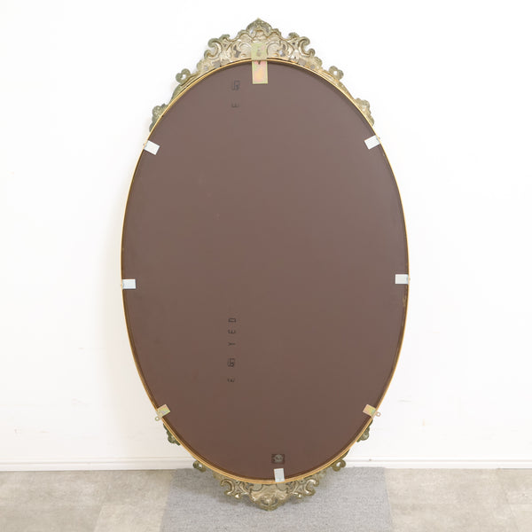 アイアンフレームのウォールミラー