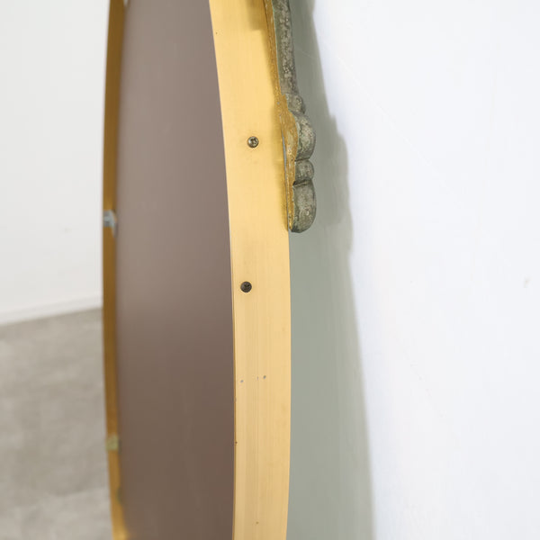 アイアンフレームのウォールミラー