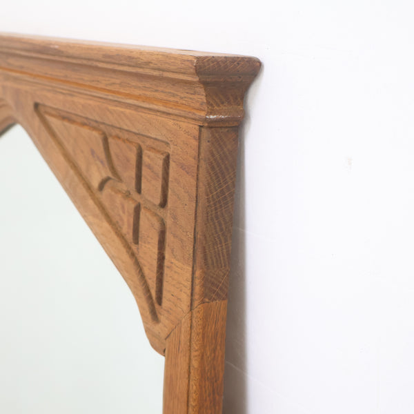 ヴィンテージ 木製フレームのウォールミラー