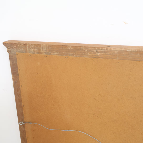 ヴィンテージ 木製フレームのウォールミラー