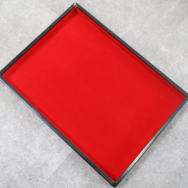 和柄模様の木製道具箱