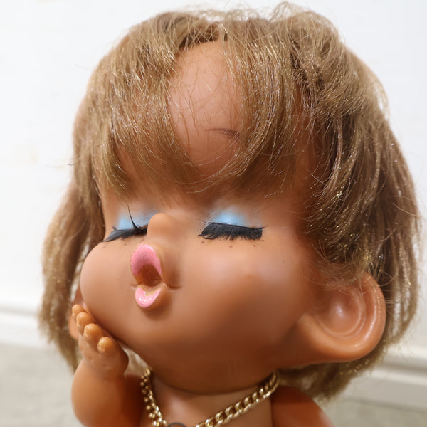 レトロなソフビ人形