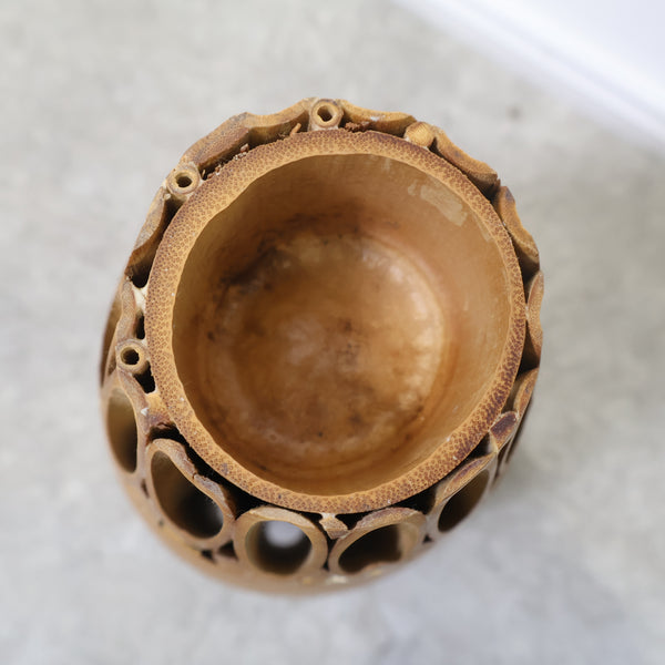 竹細工の花瓶・花器